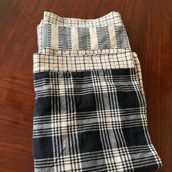 Hand woven Black and tan Plaid KS PC - Picture 4 of 16